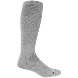 Dr. Scholl's Men's Over the Calf Work Compression Socks, 1 Pair, Gray, Men's Shoe Size 6-12