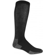 Dr. Scholl's Men's Over the Calf Advanced Relief Socks, 2 Pair, Black, Men's Shoe Size 6-12.5