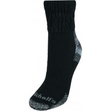 Dr. Scholl's Women's Ankle Advanced Relief Socks, 2 Pair, Black, Women's Size 4-10