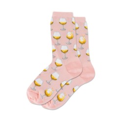 Hotsox Women's Wine Glass Socks 1 Pair, Blush, Women's 4-10 Shoe Hotsox Women's Wine Glass Socks 1 Pair, Blush, Women's 4-10 Shoe