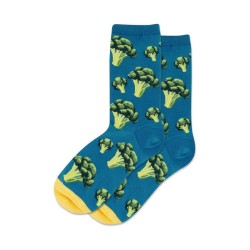 Hotsox Women's Broccoli Socks 1 Pair, Teal, Women's 4-10 Shoe Hotsox Women's Broccoli Socks 1 Pair, Teal, Women's 4-10 Shoe