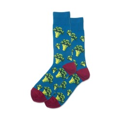 Hotsox Men's Broccoli Socks 1 Pair, Teal, Men's 8.5-12 Shoe Hotsox Men's Broccoli Socks 1 Pair, Teal, Men's 8.5-12 Shoe