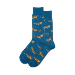 Hotsox Men's Lizard Socks 1 Pair, Teal, Men's 8.5-12 Shoe Hotsox Men's Lizard Socks 1 Pair, Teal, Men's 8.5-12 Shoe