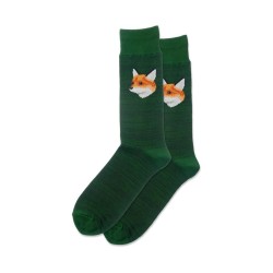 Hotsox Men's Mr Fox Socks 1 Pair, Forest, Men's 8.5-12 Shoe Hotsox Men's Mr Fox Socks 1 Pair, Forest, Men's 8.5-12 Shoe