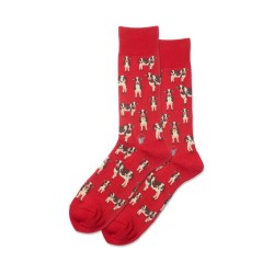 Hotsox Men's Cow Herd Socks 1 Pair, Red, Men's 8.5-12 Shoe Hotsox Men's Cow Herd Socks 1 Pair, Red, Men's 8.5-12 Shoe