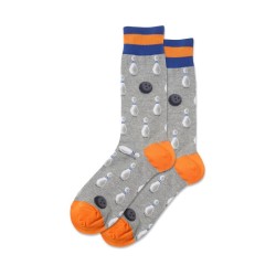 Hotsox Men's Bowling Stripe Socks 1 Pair, Grey Heather, Men's 8.5-12 Shoe Hotsox Men's Bowling Stripe Socks 1 Pair, Grey Heather, Men's 8.5-12 Shoe