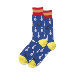 Hotsox Men's Bowling Stripe Socks 1 Pair, Royal, Men's 8.5-12 Shoe Hotsox Men's Bowling Stripe Socks 1 Pair, Royal, Men's 8.5-12 Shoe