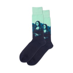 Hotsox Men's Mona Lisa Pop Socks 1 Pair, Mint, Men's 8.5-12 Shoe Hotsox Men's Mona Lisa Pop Socks 1 Pair, Mint, Men's 8.5-12 Shoe