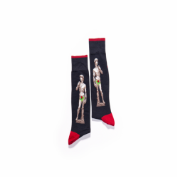 Hot Sox Men's Xmas David Crew Socks 1 Pair, Black, Men's 6-12 Shoe Hot Sox Men's Xmas David Crew Socks 1 Pair, Black, Men's 6-12 Shoe