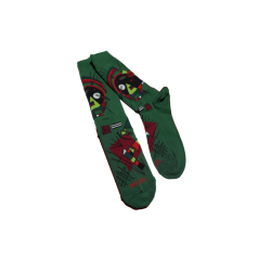 Hot Sox Men's Kandinsky Xmas Crew Socks 1 Pair, Green, Men's 6-12 Shoe Hot Sox Men's Kandinsky Xmas Crew Socks 1 Pair, Green, Men's 6-12 Shoe