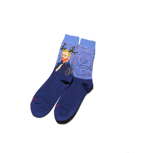 Hot Sox Women's Reindeer Van Gogh Crew Socks 1 Pair, Denim, Women's 4-10 Shoe Hot Sox Women's Reindeer Van Gogh Crew Socks 1 Pair, Denim, Women's 4-10 Shoe