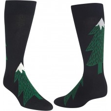 HOTSOX Mens Crew Socks Giant Tree 1 Pair, Black, Mens 8-12 Shoe