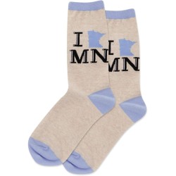 HotSox Minnesota Socks, Natural Melange, 1 Pair, Women Shoe 4-10 HotSox Minnesota Socks, Natural Melange, 1 Pair, Women Shoe 4-10