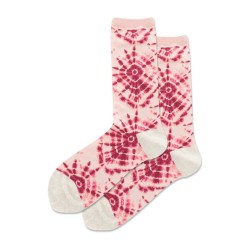 Hotsox Women's Tie Dye Crew Socks 1 Pair, Blush, Women's 9-11 Hotsox Women's Tie Dye Crew Socks 1 Pair, Blush, Women's 9-11
