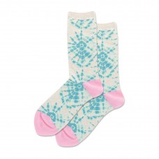 Hotsox Women's Tie Dye Crew Socks 1 Pair, Natural Melange, Women's 9-11