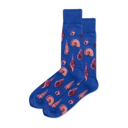 Hotsox Men's Shells Crew Socks 1 Pair, Dark Blue, Men's 10-13 Hotsox Men's Shells Crew Socks 1 Pair, Dark Blue, Men's 10-13