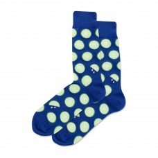 Hotsox Men's Citrus Crew Socks 1 Pair, Dark Blue, Men's 10-13