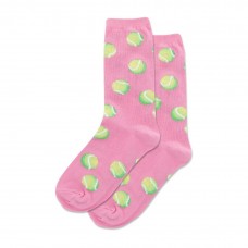 Hotsox Kid's Tennis Crew Socks 1 Pair, Pink , Kid's Small/Medium