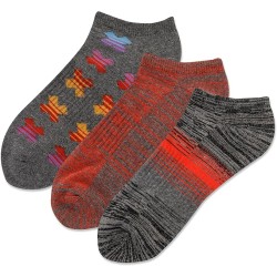 Hot Sox Men's X Logo Low Cut Socks 3 Pair, Charcoal Heather, Men's 10-13 Shoe Hot Sox Men's X Logo Low Cut Socks 3 Pair, Charcoal Heather, Men's 10-13 Shoe