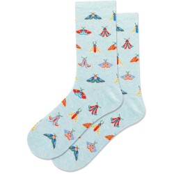 Hot Sox Women's Bugs Crew Socks 1 Pair, Mint Melange, Women's 9-11 Shoe Hot Sox Women's Bugs Crew Socks 1 Pair, Mint Melange, Women's 9-11 Shoe