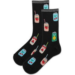 HotSox Women's Seltzer Cans Socks 1 Pair, Black, Women's 9-11 Shoe HotSox Women's Seltzer Cans Socks 1 Pair, Black, Women's 9-11 Shoe