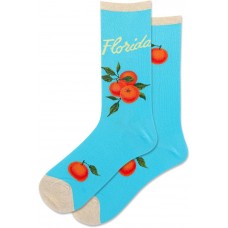 HotSox Women's Florida Socks 1 Pair, Turquoise, Women's 9-11 Shoe