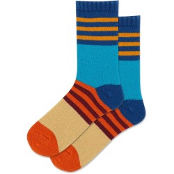 HotSox Women's Stripe Boot Socks 1 Pair, Turquoise, Women's 9-11 Shoe HotSox Women's Stripe Boot Socks 1 Pair, Turquoise, Women's 9-11 Shoe