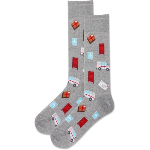 HotSox Men's Mail Carrier Socks 1 Pair, Grey Heather, Men's 10-13 Shoe HotSox Men's Mail Carrier Socks 1 Pair, Grey Heather, Men's 10-13 Shoe