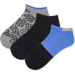 Hot Sox Men's Mushroom Low Cut Socks 3 Pair, Grey Heather, Men's 10-13 Shoe Hot Sox Men's Mushroom Low Cut Socks 3 Pair, Grey Heather, Men's 10-13 Shoe
