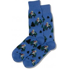 Hot Sox Men's Hiker Socks 1 Pair, Blue, Men's 10-13