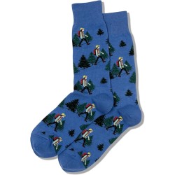 Hot Sox Men's Hiker Socks 1 Pair, Blue, Men's 10-13 Hot Sox Men's Hiker Socks 1 Pair, Blue, Men's 10-13