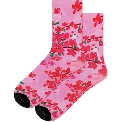 Hot Sox Women's Tweed Stop 2 Paris And London Spring Crew Socks 1 Pair, Pink, Women's 4-10 Hot Sox Women's Tweed Stop 2 Paris And London Spring Crew Socks 1 Pair, Pink, Women's 4-10