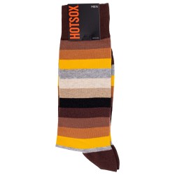 Hot Sox Men's Ombre Stripe Crew Socks 1 Pair, Grey Heather, Men's Shoe 10-13 Hot Sox Men's Ombre Stripe Crew Socks 1 Pair, Grey Heather, Men's Shoe 10-13