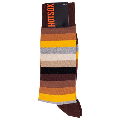 Hot Sox Men's Ombre Stripe Crew Socks 1 Pair, Grey Heather, Men's Shoe 10-13 Hot Sox Men's Ombre Stripe Crew Socks 1 Pair, Grey Heather, Men's Shoe 10-13