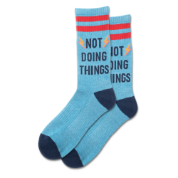 Hot Sox Women's Not Doing Things Sport Crew Socks 1 Pair, Oxblood, Women's 4-10 Shoe Hot Sox Women's Not Doing Things Sport Crew Socks 1 Pair, Oxblood, Women's 4-10 Shoe