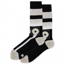 Hot Sox Men's Festival Dj Crew Socks 1 Pair, Black, Men's 6-12 Shoe