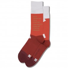 Hot Sox Men's Bloody Mary Crew Socks 1 Pair, Red, Men's 6-12 Shoe