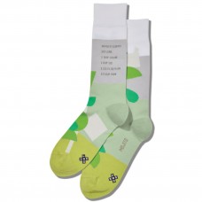 Hot Sox Men's Mojito Crew Socks 1 Pair, Lime Green, Men's 6-12 Shoe