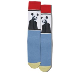 Hot Sox Men's Humanistic Panda Crew Socks 1 Pair, Multicolored, Men's 6-12 Shoe Hot Sox Men's Humanistic Panda Crew Socks 1 Pair, Multicolored, Men's 6-12 Shoe