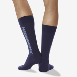 Hot Sox Men's Color Names Crew Socks 1 Pair, Mid Blue, Men's 6-12 Shoe
