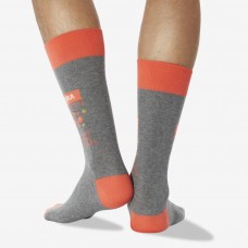 Hot Sox Men's Libra Zodiac Crew Socks 1 Pair, Charcoal Heather, Men's 6-12 Shoe