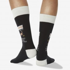 Hot Sox Men's Scorpio Zodiac Crew Socks 1 Pair, Black, Men's 6-12 Shoe