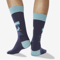 Hot Sox Men's Capricorn Zodiac Crew Socks 1 Pair, Navy, Men's 6-12 Shoe Hot Sox Men's Capricorn Zodiac Crew Socks 1 Pair, Navy, Men's 6-12 Shoe
