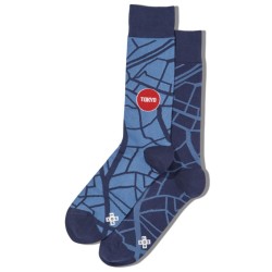 Hot Sox Men's Shibuya Station Crew Socks 1 Pair, Navy, Men's 6-12 Shoe Hot Sox Men's Shibuya Station Crew Socks 1 Pair, Navy, Men's 6-12 Shoe