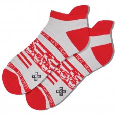 Hot Sox Men's Bike Ride No Show Tab Crew Socks 1 Pair, Grey, Men's 6-12 Shoe