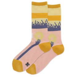 Hot Sox Women's Festival Dj Crew Socks 1 Pair, Orange, Women's 4-10 Shoe Hot Sox Women's Festival Dj Crew Socks 1 Pair, Orange, Women's 4-10 Shoe