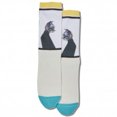 Hot Sox Women's Humanistic Cat Crew Socks 1 Pair, Multicolored, Women's 4-10 Shoe