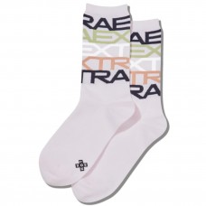 Hot Sox Women's Extra Stacked Crew Socks 1 Pair, Pink, Women's 4-10 Shoe