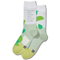Hot Sox Women's Mojito Crew Socks 1 Pair, Lime Green, Women's 4-10 Shoe Hot Sox Women's Mojito Crew Socks 1 Pair, Lime Green, Women's 4-10 Shoe