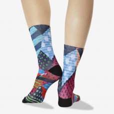 Hot Sox Women's Graffiti Wall Tube Crew Socks 1 Pair, Multicolored, Women's 4-10 Shoe